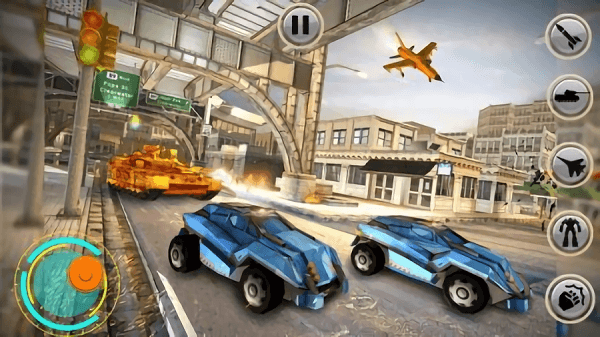 飞警坦克机器人改造手机版