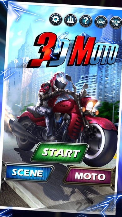 3d暴力摩托赛车游戏(改名3d暴力摩托狂野飙车)