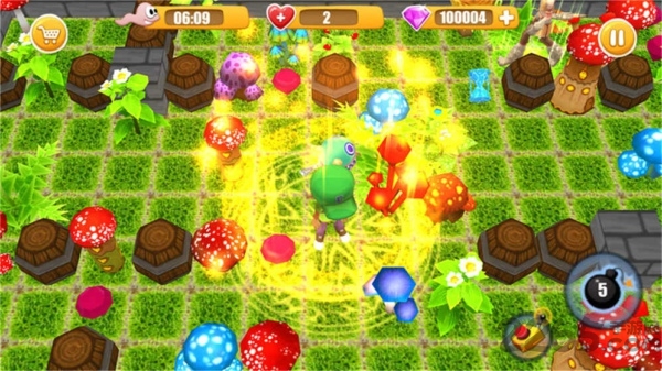 泡泡堂轰炸机3d中文版