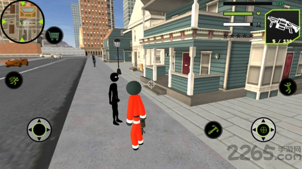 圣诞老人火柴人绳索英雄最新版