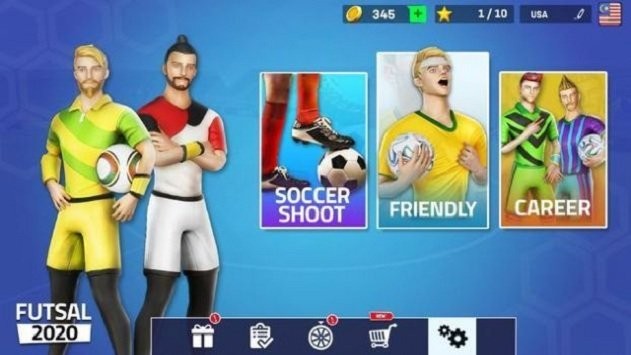 室内足球比赛游戏