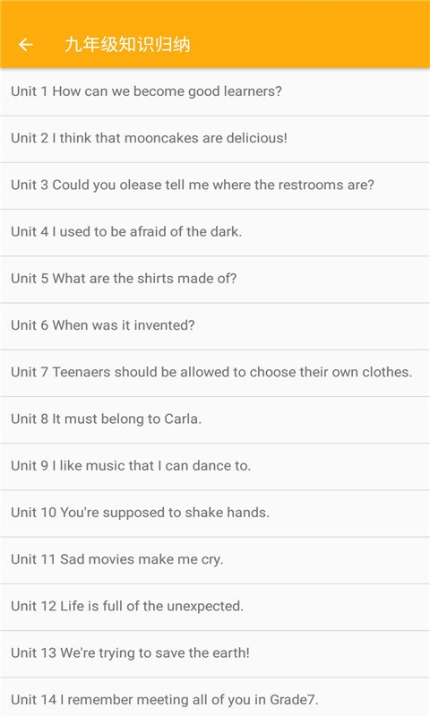 初中英语知识归纳app