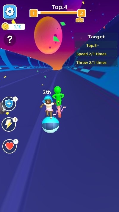 滚轮溜冰比赛游戏(skater race)