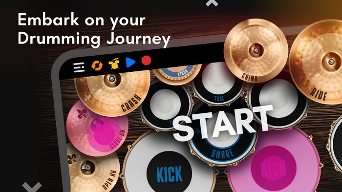 最棒的架子鼓模拟器游戏(real drum)