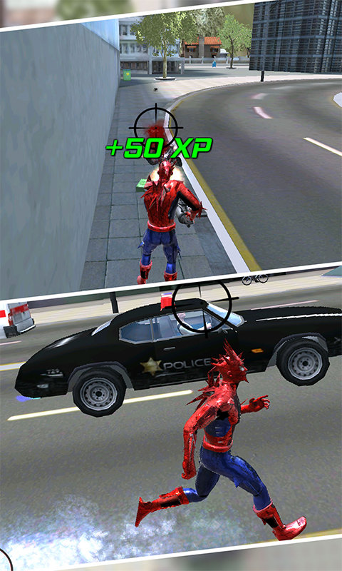 城市绳索英雄3d游戏