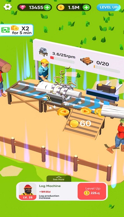 空闲木材厂大亨游戏