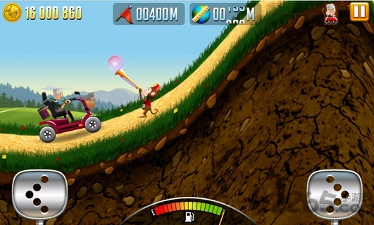 愤怒的老奶奶赛车无限金币版