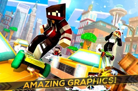 滑板城像素版手游