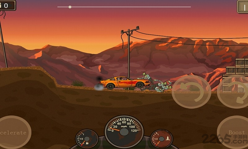 战车撞僵尸1游戏