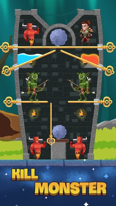 英雄别针拯救公主游戏