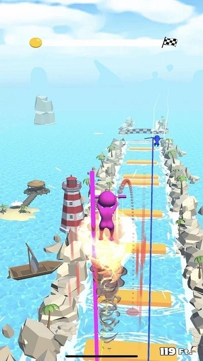 撑杆跳过河游戏(extendthestick)