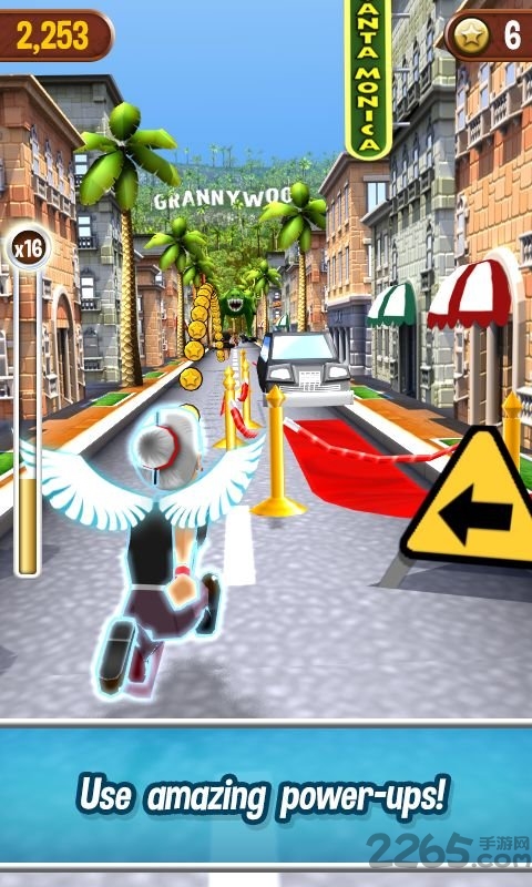 愤怒的老奶奶玩跑酷无敌钻石版