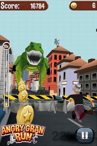 愤怒的老奶奶跑酷无限金币版