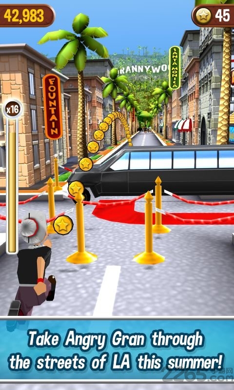 愤怒的老奶奶玩跑酷无敌钻石版