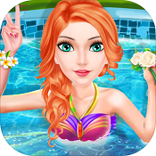 女孩泳池派对游戏