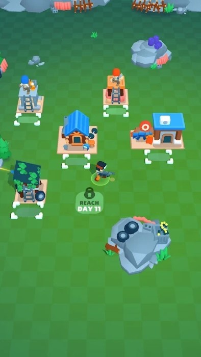 后卫射击3d游戏(shooty defender)