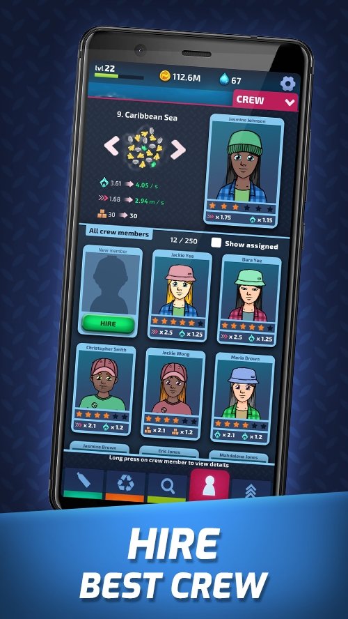 空闲海洋清洁剂游戏