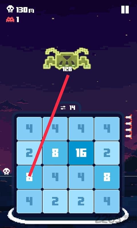 侵略者2048手游