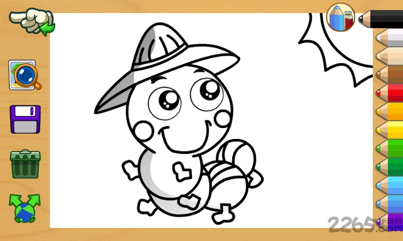 儿童爱涂色手机游戏