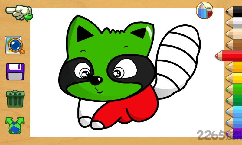 儿童爱涂色手机游戏