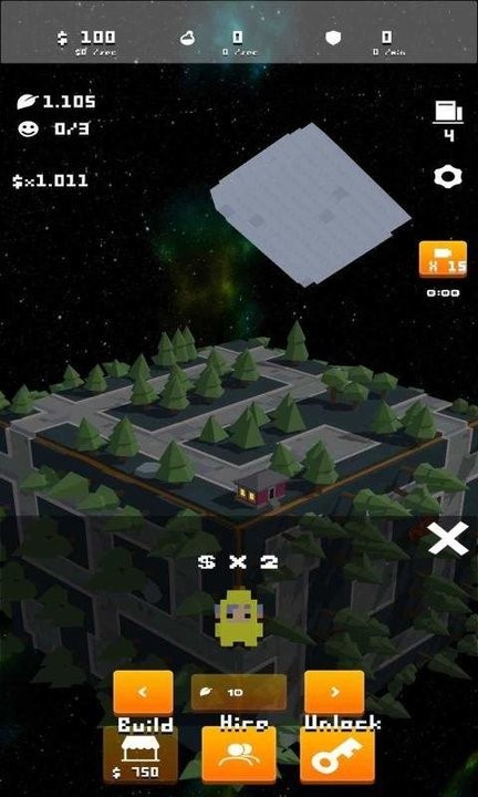 空闲的平坦地球游戏