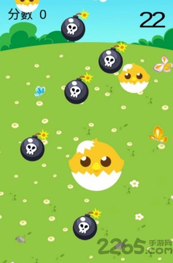 小鸡与炸弹游戏