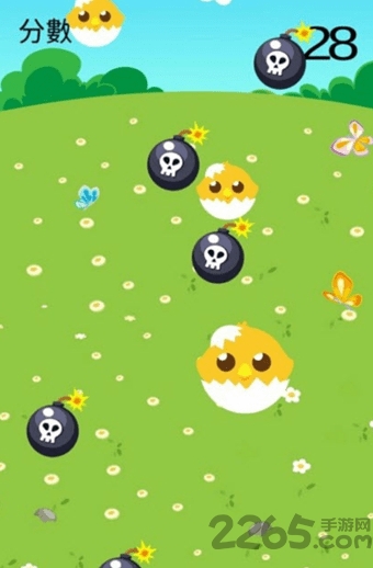 小鸡与炸弹游戏