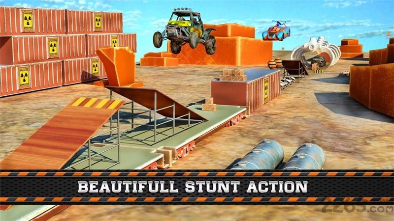 疯狂特技赛车免费版