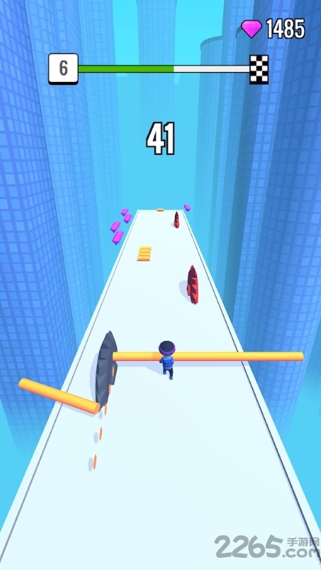 屋顶长杆侠游戏